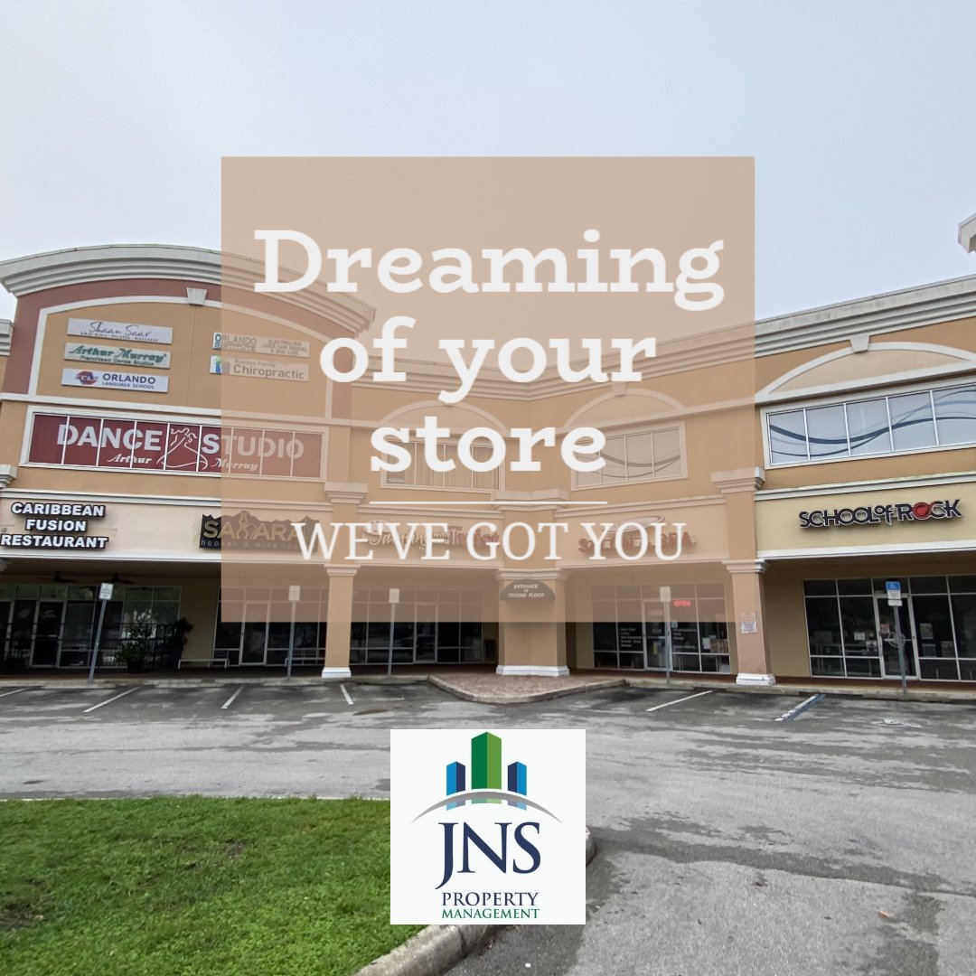 Ready to bring your business to life in Orlando? JNS Property Management has got you covered with prime retail space available now! Take the first step and explore your real estate dreams with us today. #Orlandoproperty #spacepopup #realestatedreams #startabusiness