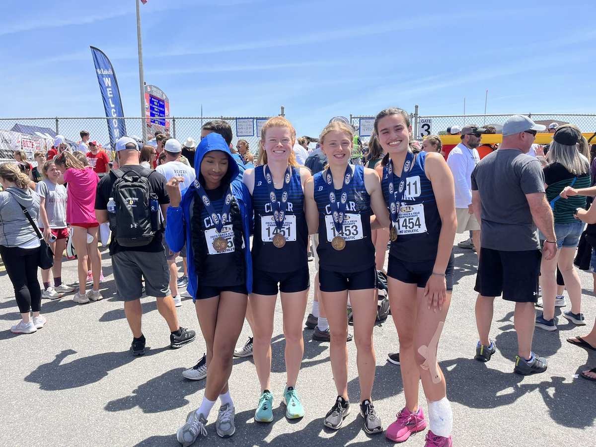 Coach Bare (@coach_bare) on Twitter photo Cedar Crest Girls 4x800M (Howard, Lowe, Schneider, Tadajweski) runs a school record 9:21.54 to finish 7th in the State! Let’s Go 💯 Cedar Crest Girls 4x800M (Howard, Lowe, Schneider, Tadajweski) runs a school record 9:21.54 to finish 7th in the State! Let’s Go 💯