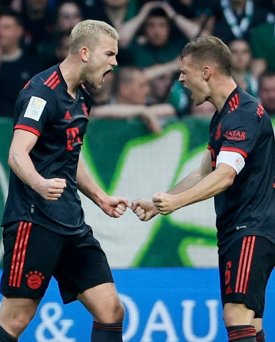 These two guys deserved the win anyhow.
The sheer tenacity and grit they showed this season was extraordinary.

Kimmich needs to liberated to link up with the players forward to become the best of his form, & DeLigt what a guy to have in our team.