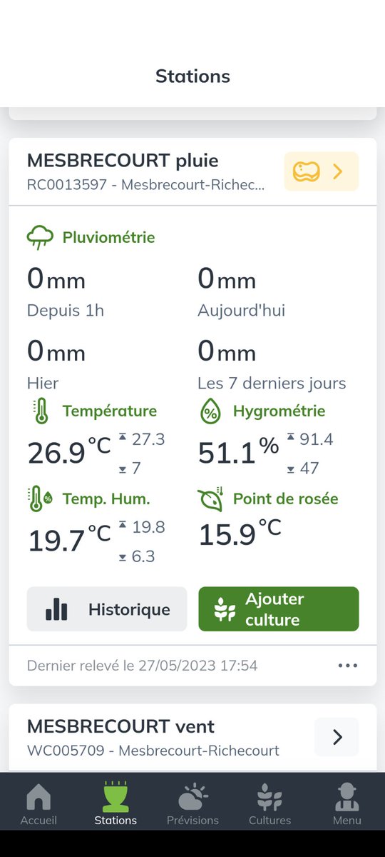AisneItb's tweet photo. Il ne manque plus que 6 jours avec cette température @sencrop pour que les semis de début mars devernalisent 🤞👍, rappel du processus : vernalisation= 17 jours avec T° mini <5° 
Devernalisation= 7 jours>25° entre le 60 et 120eme jours de végétation @ITBetterave @_MissBetter https://t.co/gWKQkdtqCa