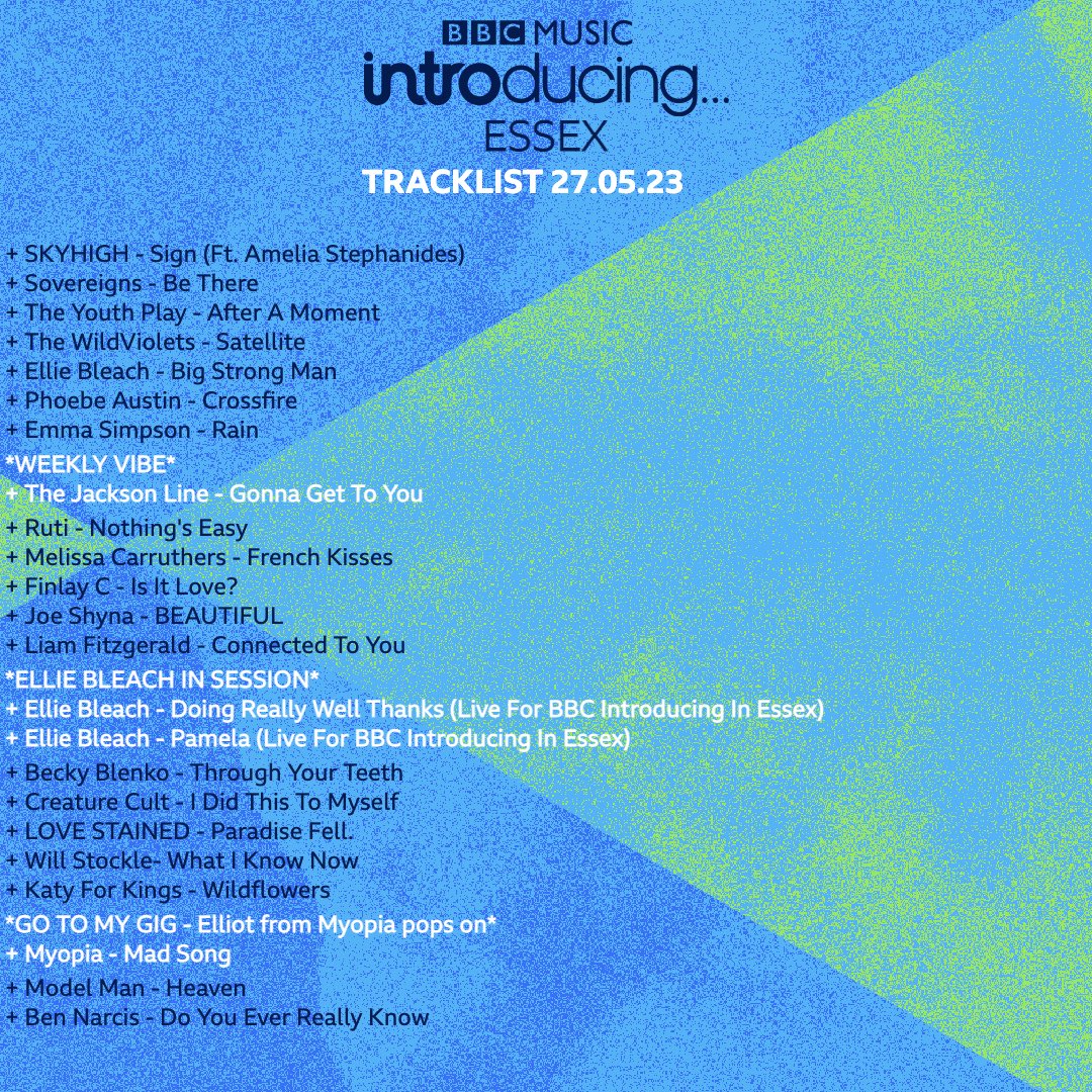 round 2 on <a href="/bbcintroducing/">BBC Music Introducing</a> in essex tonight !!! thank you so much Jake Peach and Nariece for all of the support, tune in from 8pm 🧨🖤

bbc.co.uk/programmes/p0f… 

#bbcintroducing #creaturecult #ididthistomyself #newmusic #alternative