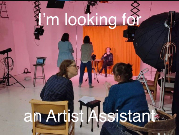 JOB: ARTIST ASSISTANT, MANCHESTER.  Rate of pay: £100 – £120 per day (depending on experience).  I am looking to employ weekly assistant/s for all or some of the following days: Tuesdays: 9am – 5pm, Wednesdays: 9am – 5pm, Thursdays: 9am – 5pm. Link in bio for more details.