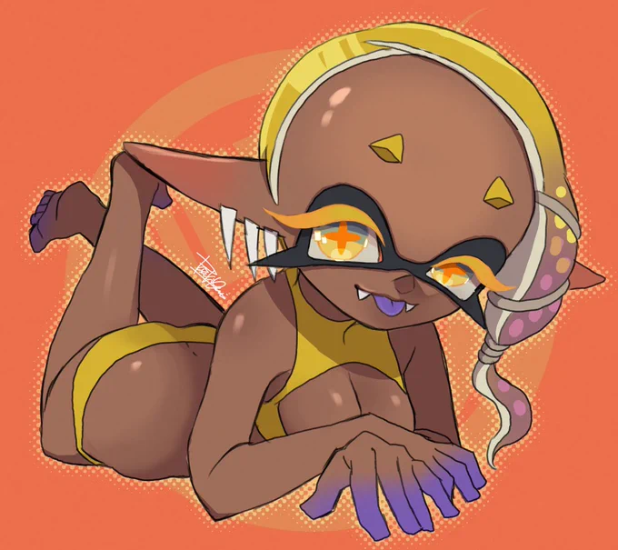 ウツホちゃんのリラックスタイム #Splatoon3 #Splatoonart
