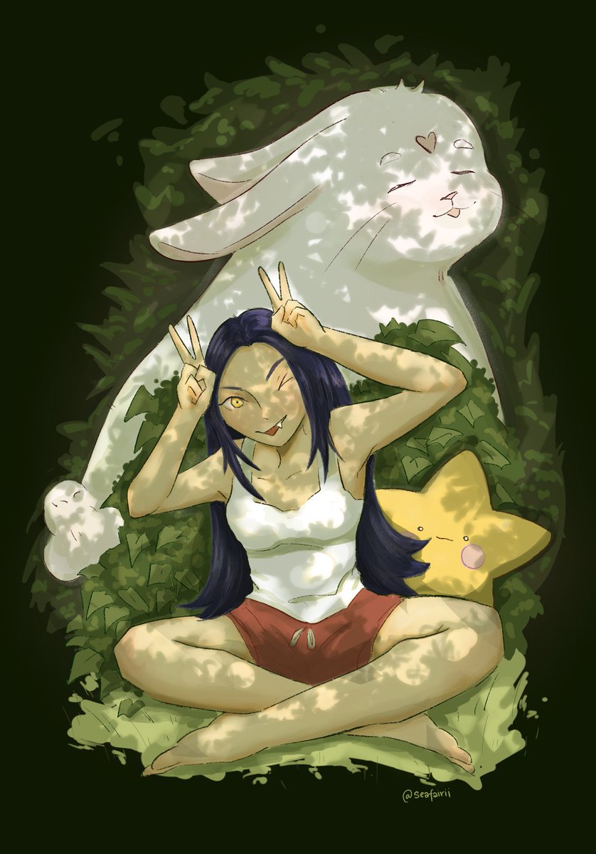 4 hours doodle of summer mood