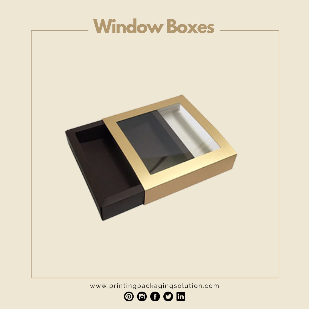 Window Boxes
info@printingpackagingsolution.com
+1 (972) 327‑6507

#windowboxes #customwindowboxes #diecutboxes #customboxes #pvcwindowboxes #windowpackagingboxes #retailboxes #seethroughboxes #foodgradeboxes #kraftcardboxes #kraftboxes #brownboxes #ecommerceboxes #highendboxes