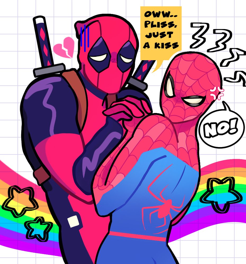 I have to stop drawing these two 
#Spideypool #myartwork #myart #Spiderman #Deadpool #fanart