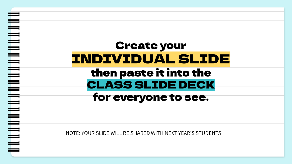 ✨ Wrapping up the year with a reflection slide activity and seeking advice they'd offer to my future students. Plan to incorporate these insights on the first day of next year. I've done something similar before, and I love to see what they say. docs.google.com/presentation/d…