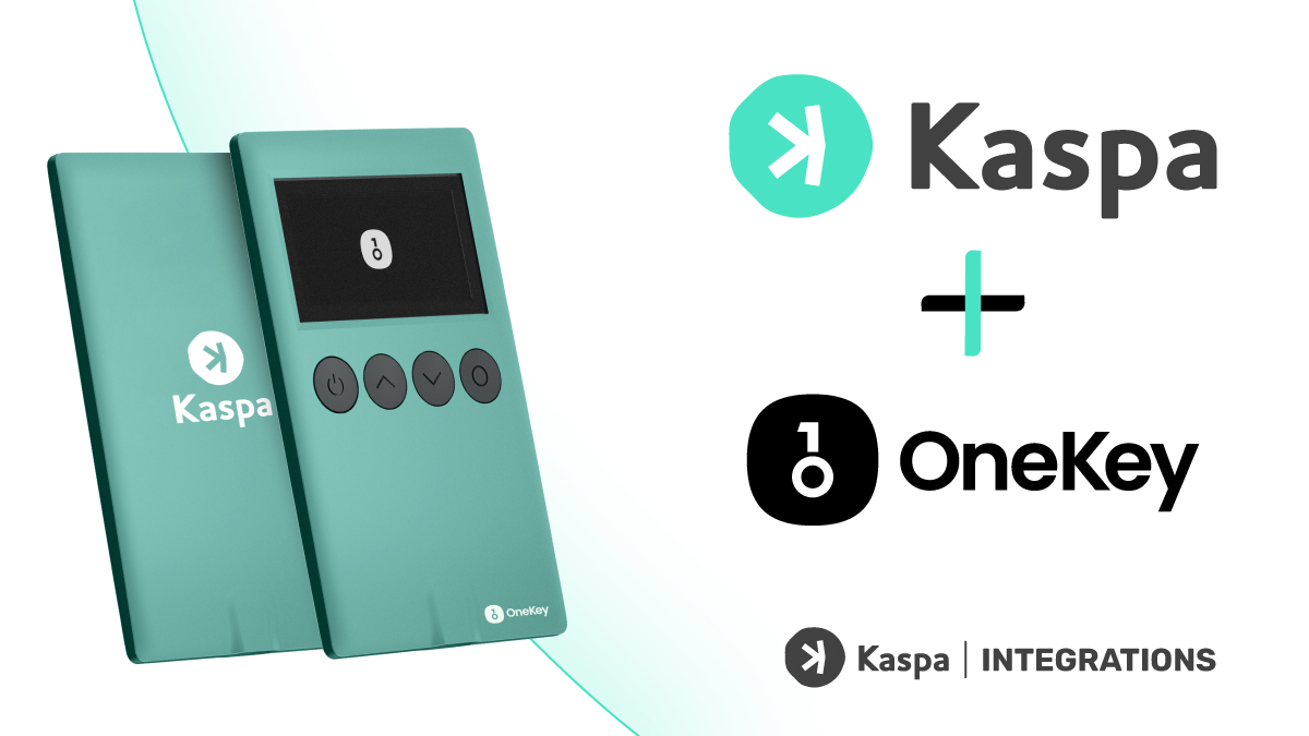 🎉. #Kaspa is now integrated into <a href="/OneKeyHQ/">OneKey</a> , a trusted open-source hard wallet known for its simplicity &amp; robust security.  Users can now manage their $KAS securely &amp; conveniently. To celebrate, OneKey released a Limited Edition Kaspa Classic.

Read more: kaspa.org/kaspa-integrat…