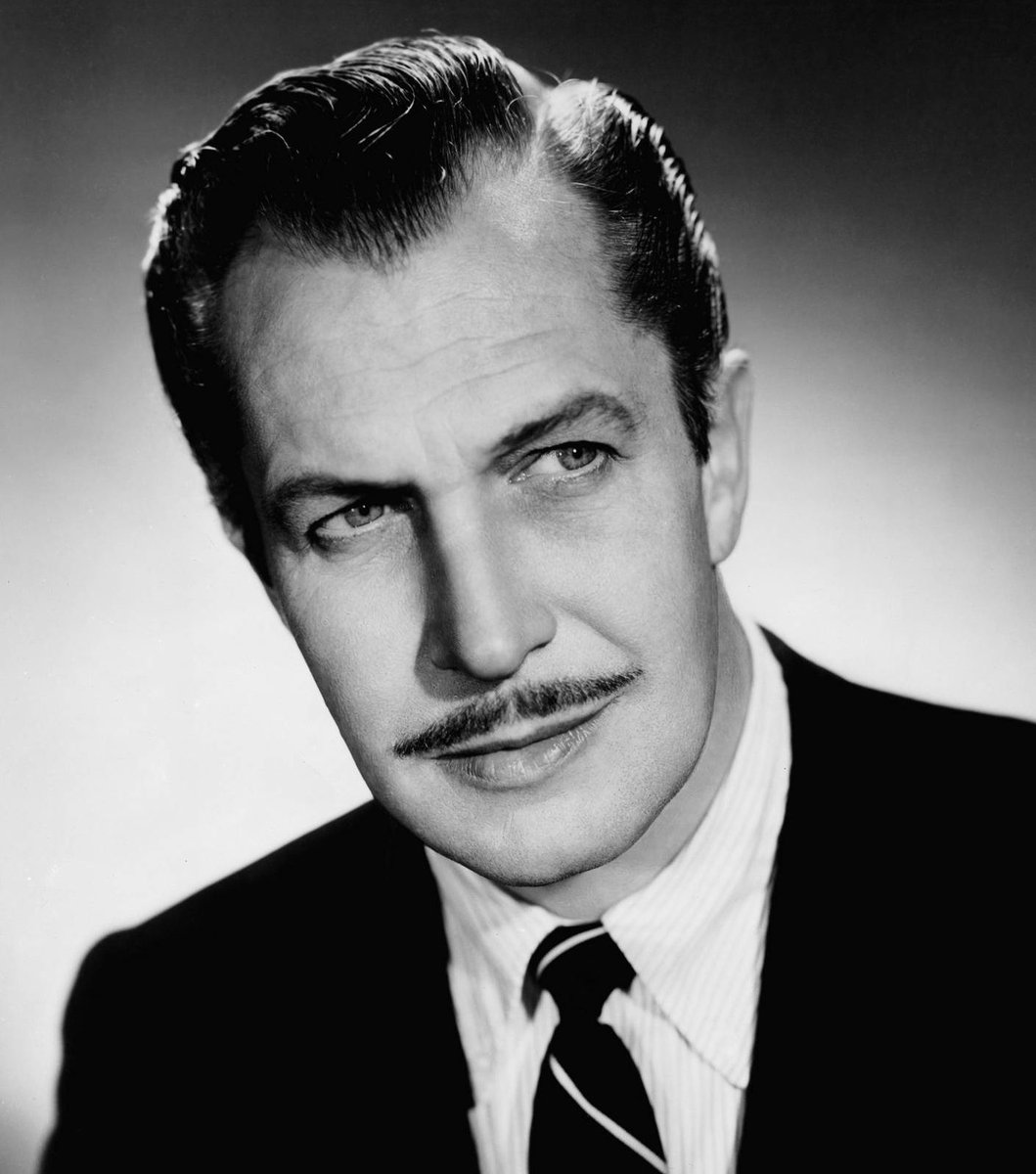 Vincent Price

Born: 27 May 1911
Died: 25 October 1993

Best Known for - House Of Wax (1953), House On Haunted Hill (1959), The Fly (1958), House Of Usher (1960), Pit And Pendulum (1961) and The Raven (1963).
@tcm @ArrowVidEvents #VincentPrice #actor #film #theactorsworkshop