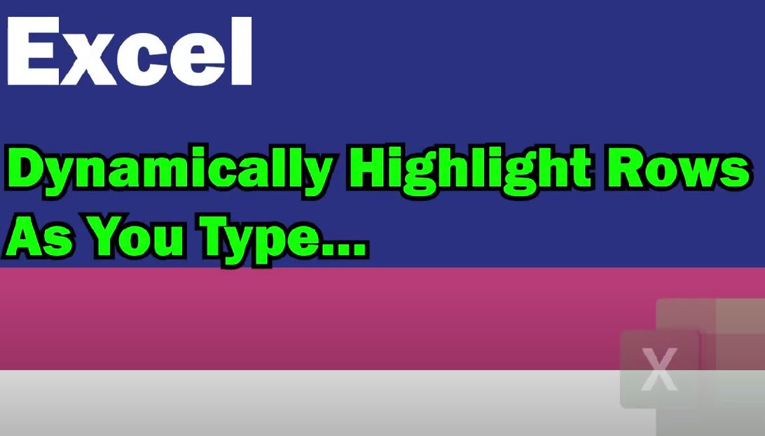 CT_Tutoring's tweet image. Are you struggling to manage and visualize large datasets in Excel?
In this comprehensive tutorial, we'll show you how to dynamically highlight rows as you type in Excel, making data analysis and presentation a breeze.
youtube.com/watch?v=9_bGqf…
#OnlineTutorials #Youtube