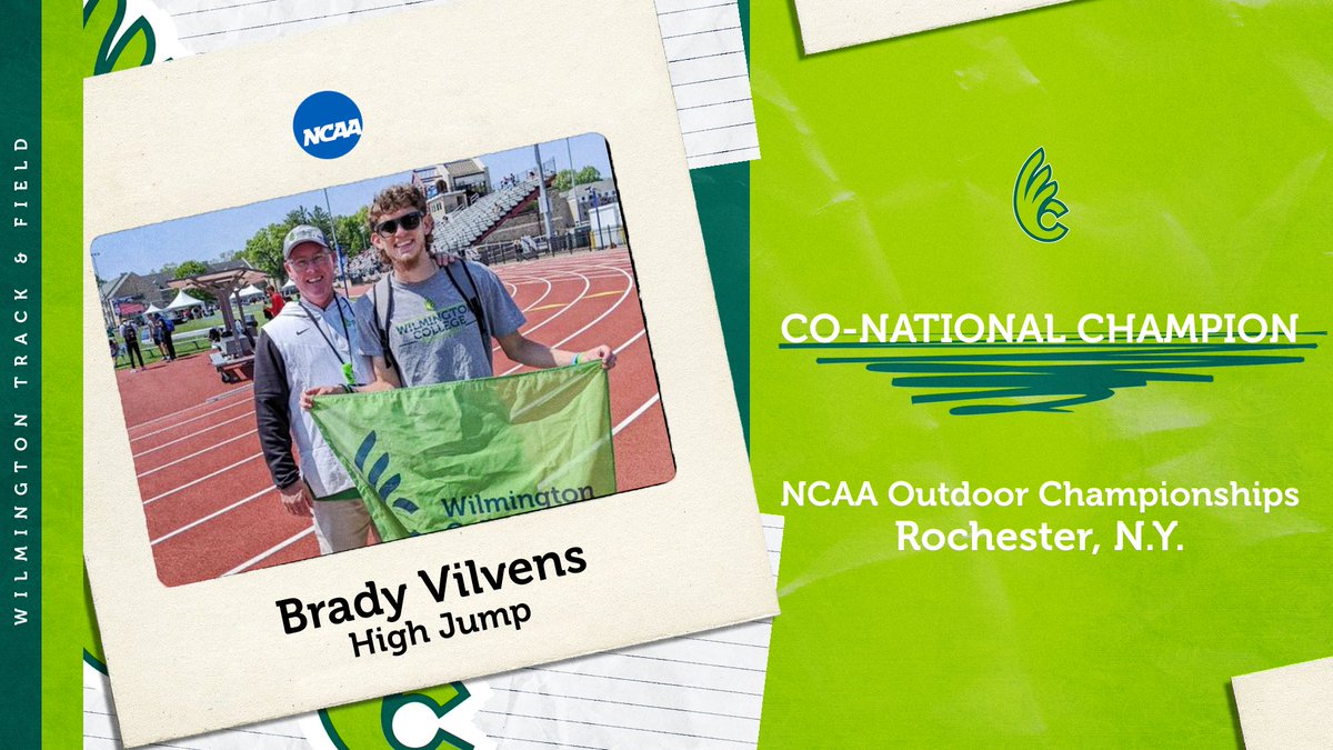 MT&amp;F | Something about those high jumpers! Brady Vilvens is the co-national champion in the high jump and the first @dubc_xctr national champion since Christian Patterson in the same event nine years ago. #WeAreDubC #d3tf