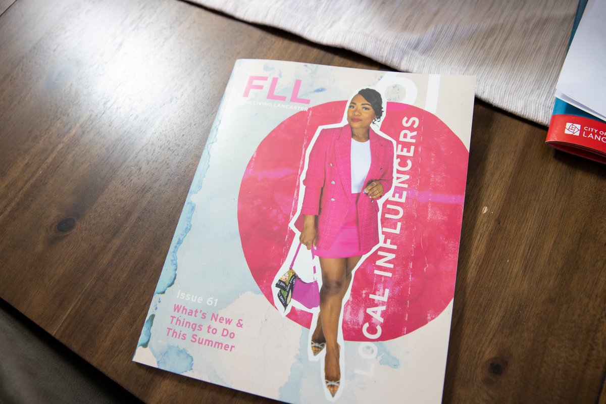 Oh, hieee 👋🏽 it's me! 👀 pick up the Summer Edition of <a href="/FLLMag/">FLL Magazine</a> and you'll see some familiar local faces! 

From food to fashion, art to community events - I'm honored to share this space with these incredible individuals in this latest edition. #lancasterpa