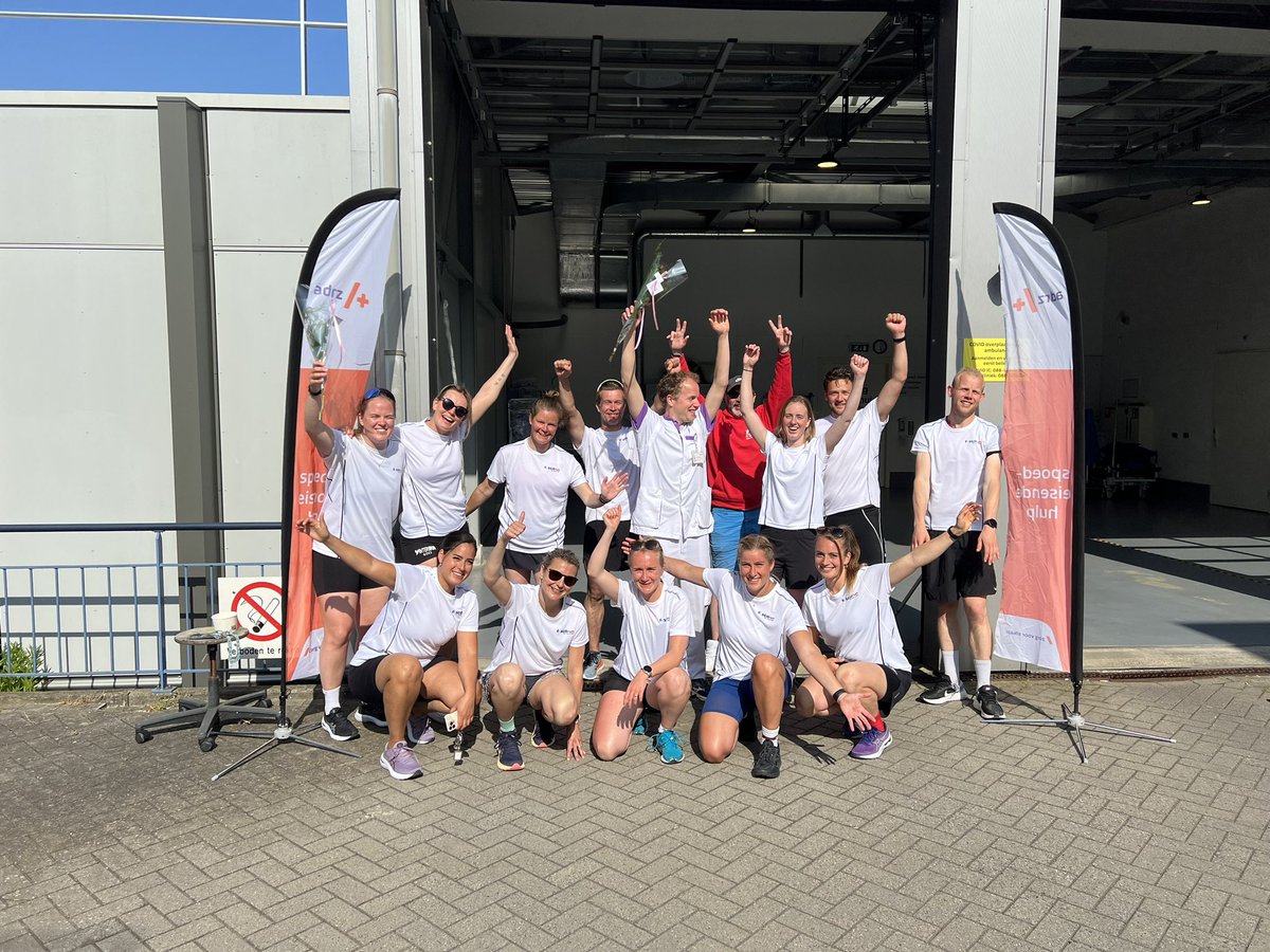 Gefinisht bij <a href="/adrziekenhuis/">Adrz</a> na een geweldig mooie sportieve dag om geld op te halen voor onderzoek binnen het domein van de Spoedeisende Geneeskunde. Met &gt;75km in de benen terugkijkend op een geslaagde SGO Run Sponsoren kan nog steeds: sgorun.kentaa.nl/teams/adrz
#sgorun2023