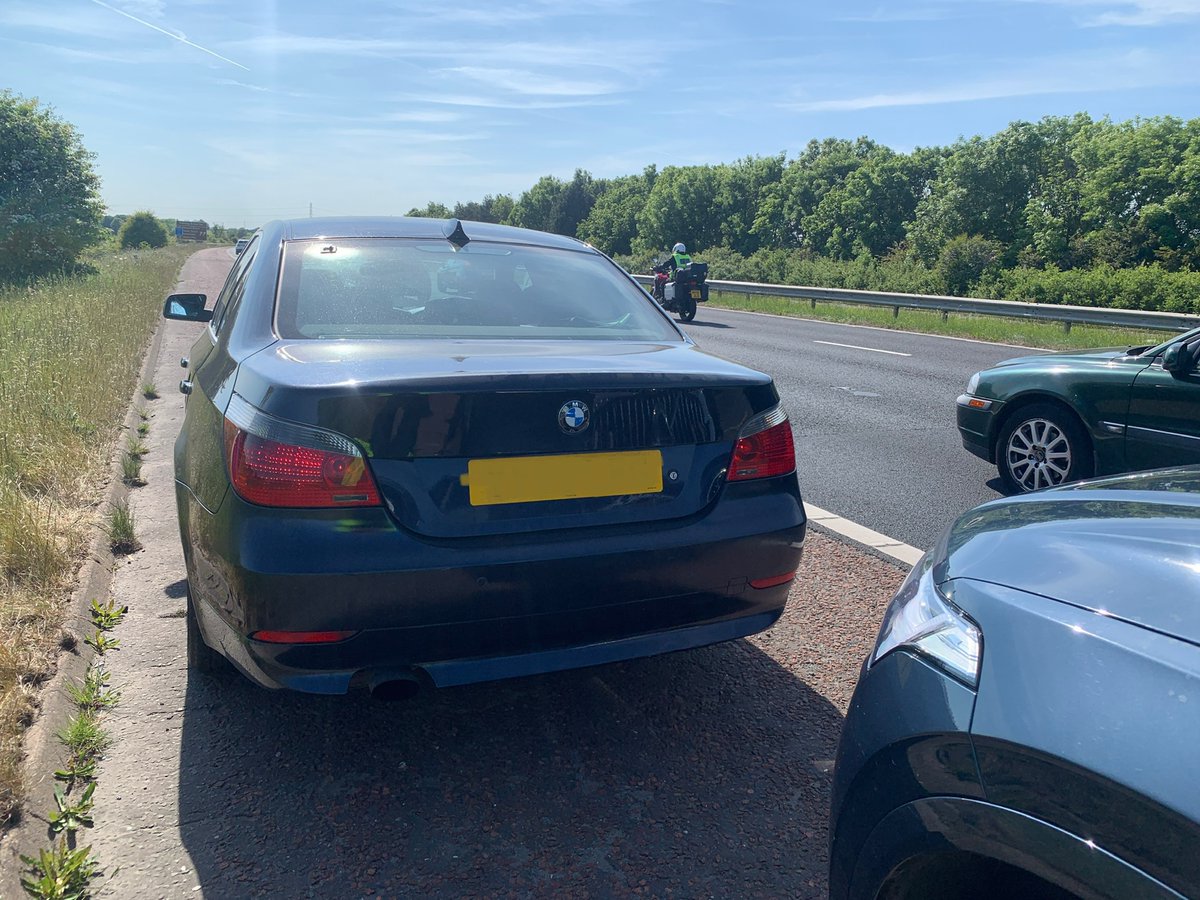 This car was picked up travelling into Blackpool on M55 and identified as a clone. TPAC trained officers implemented pursuit mitigation tactics to safely stop the vehicle. It wa a found to be on false plates to hide the driver had no licence or insurance #Team4RPU #ForceOps