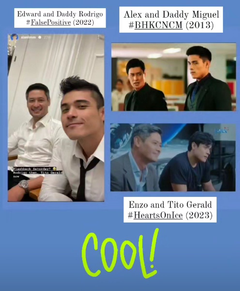 CuddlesJackie's tweet image. Always a good collab 💯👍🤗💙
@XianLimm and #TontonGutierrez
2013 to present

Alex and Daddy Miguel #BHKCNCM (2013)

Edward and Daddy Rodrigo
#FalsePositive (2022)

Enzo and Tito Gerald
#HeartsOnIce (2023)