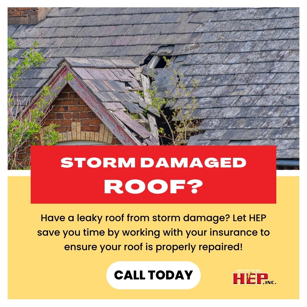 Call HEP, Inc. today to learn more! #RoofRepair #Roofing 
Knoxville: (865) 383-7278 
Chattanooga: (423) 528-0694 
Johnson City: (865) 351-1837