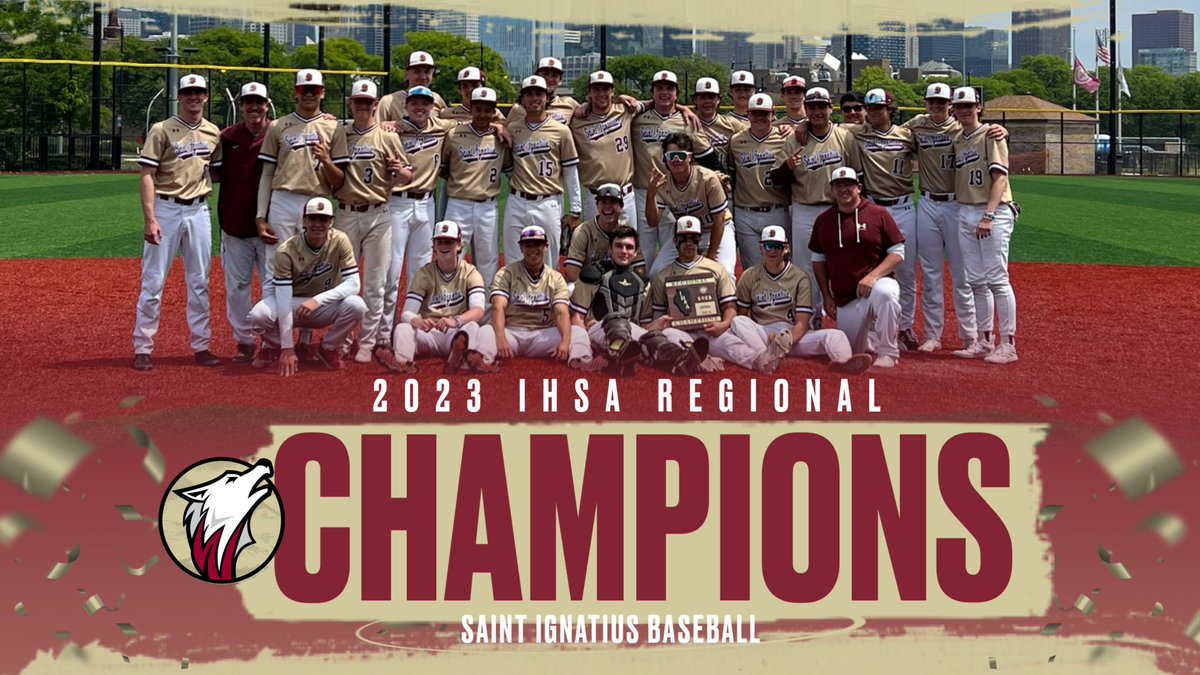 Saint Ignatius College Prep Athletics (@siwolfpack) on Twitter photo 🏆🏆🏆
Congratulations to <a href="/SICPbaseball/">Saint Ignatius Baseball</a> for winning IHSA Regional Championship at home this morning at Rice Park! #PackPride🐺 🏆🏆🏆
Congratulations to <a href="/SICPbaseball/">Saint Ignatius Baseball</a> for winning IHSA Regional Championship at home this morning at Rice Park! #PackPride🐺