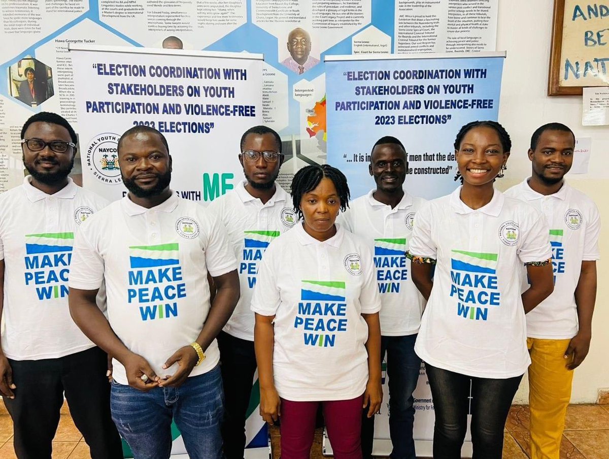 FSJOSIAH3's tweet image. Peace begins with me. Let’s get this done! Make Peace win for the love of Green💚white🤍and Blue💙 the land that we love💙 @UNDPSierraLeone @EUinSierraLeone @PresidentBio @KYumkella @FirstLadyBio @UNPeacekeeping @yppdorg @VP_Jalloh @ebklegacy