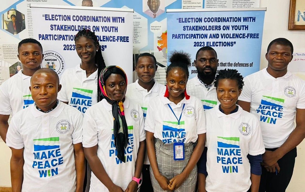 FSJOSIAH3's tweet image. Peace begins with me. Let’s get this done! Make Peace win for the love of Green💚white🤍and Blue💙 the land that we love💙 @UNDPSierraLeone @EUinSierraLeone @PresidentBio @KYumkella @FirstLadyBio @UNPeacekeeping @yppdorg @VP_Jalloh @ebklegacy