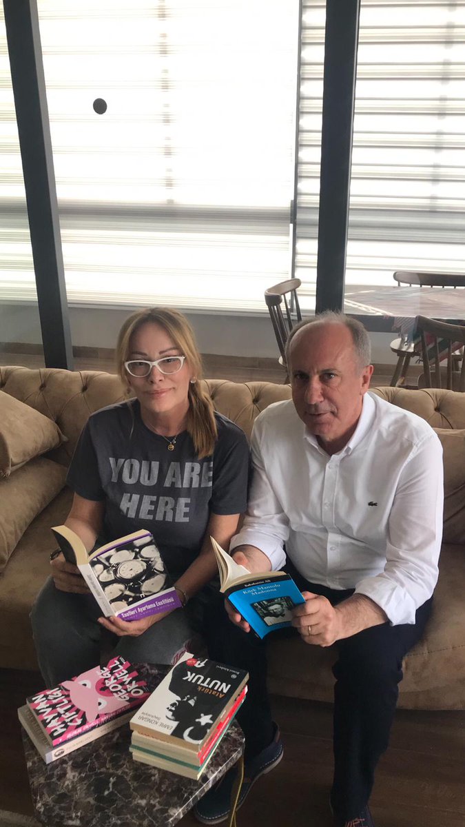 Oda TV yazarı Elif Aktuğ'a konuşan Muharrem İnce (<a href="/vekilince/">Muharrem İNCE</a>):

"Delikanlılığımda okuduğum kitapları yeniden aldım, bir de şimdi okumak istiyorum. Okumak ve zihnimi boşaltmak istiyorum..."