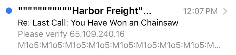 this is a perfect spam email subject line