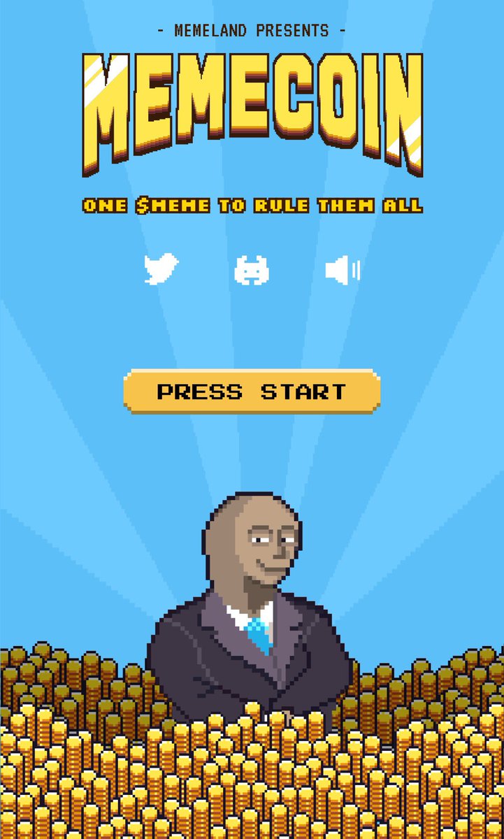Memeland's tweet image. 🔜 @MEMECOIN
