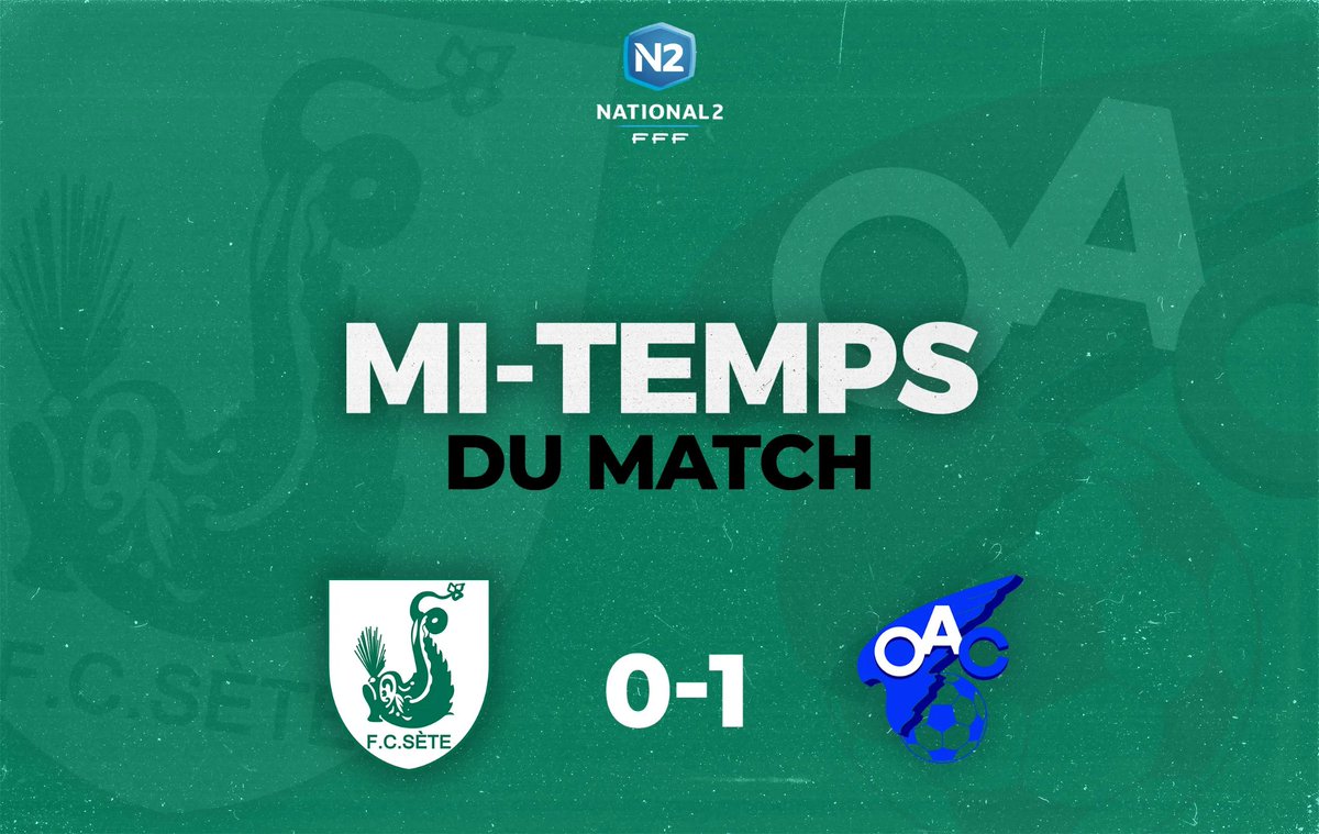 FCSete34's tweet image. 45&apos; ⏱️ C&apos;est la pause au Louis Michel