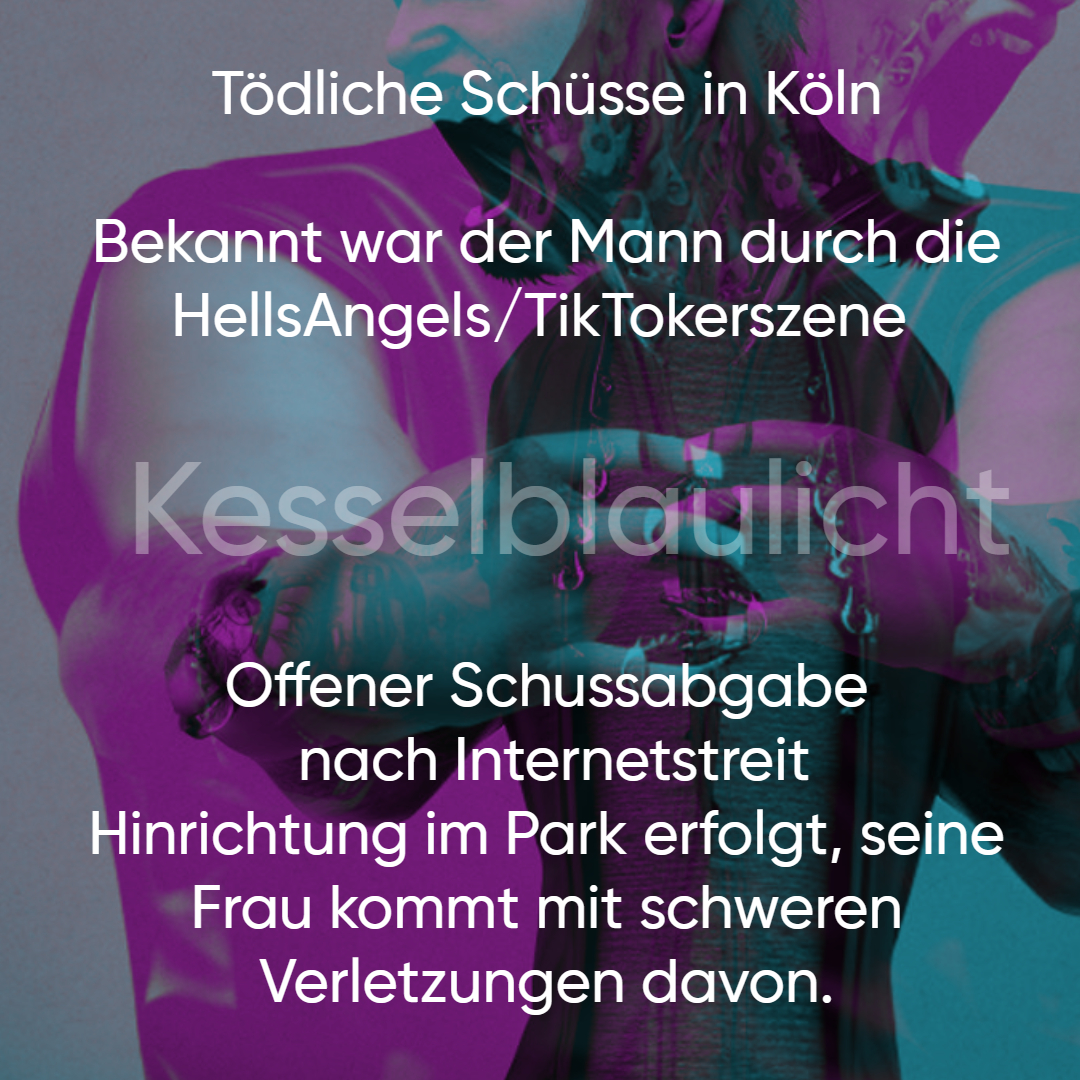 kesselblaulicht's tweet image. Sie machten sich Ansagen beim #Boxkampf und immer wieder über TikTok und nun ist er getötet #NRW #Rockerkrieg #Hellsangels