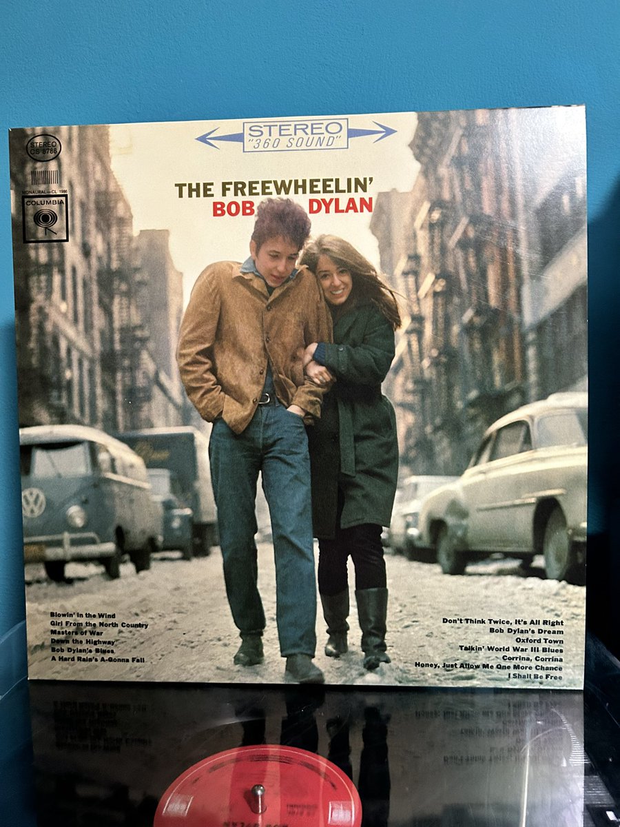 Happy 60th Anniversary to #BobDylan's second studio album ‘The Freewheelin’ Bob Dylan’ originally released May 27, 1963. One of the most important and impactful albums ever! 
#thefreewheelinbobdylan #nowspinning #onthisdayinmusic #vinylcollection