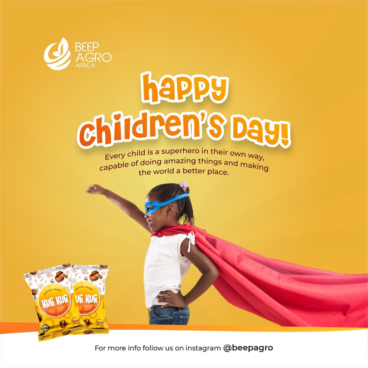 Without children, the world would be devoid of sunshine, laughter, and love. That’s why I believe children are the most precious creation in the world. 

Happy Children’s Day!💖

#children #Beepagro #day #may27 #weekend