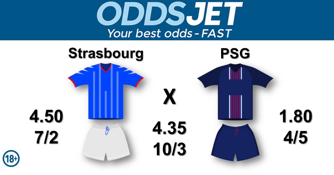 #Ligue1, #RCSAPSG, #SociosRCS, #RCSA, #UnSeulAmour, #TeamRCSA, vs. #AllezParis, #ComeOnPSG, #TeamPSG, #PSG, #WeAreParis, Get your best odds -fast at oddsjet.com