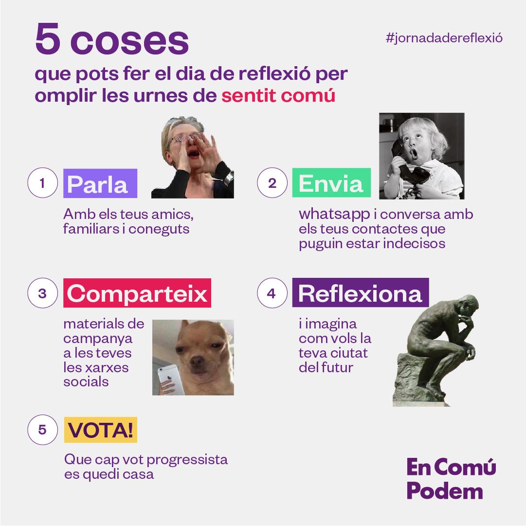 SBenComuPodem's tweet photo. Ets imprescindible💜

Aquest #28M, que el sentit comú guanyi a tota Catalunya depèn de tu. 

#EsDeSentitComu 
#SumarPerTransformar https://t.co/x31DYCDWTG