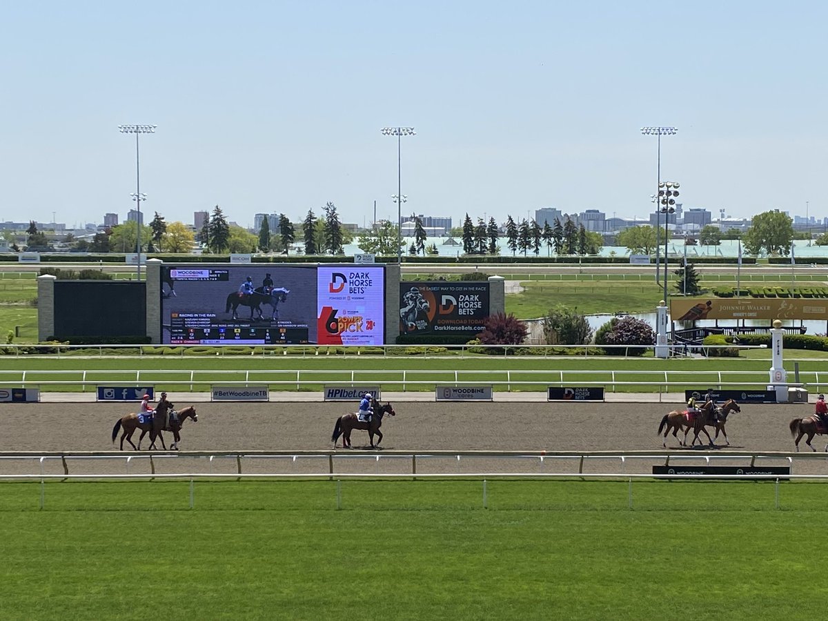 Beauty day to be at the track. <a href="/WinningBred/">WinningBred</a>