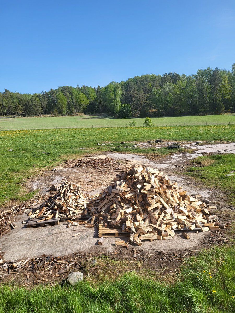 NRytsa's tweet photo. Se on siinä. Puuta tuli. Lämpiää sauna taas kivasti.
#Klapi
#Polttopuu
#Sauna
#Kesä https://t.co/mVLCSt6XQe