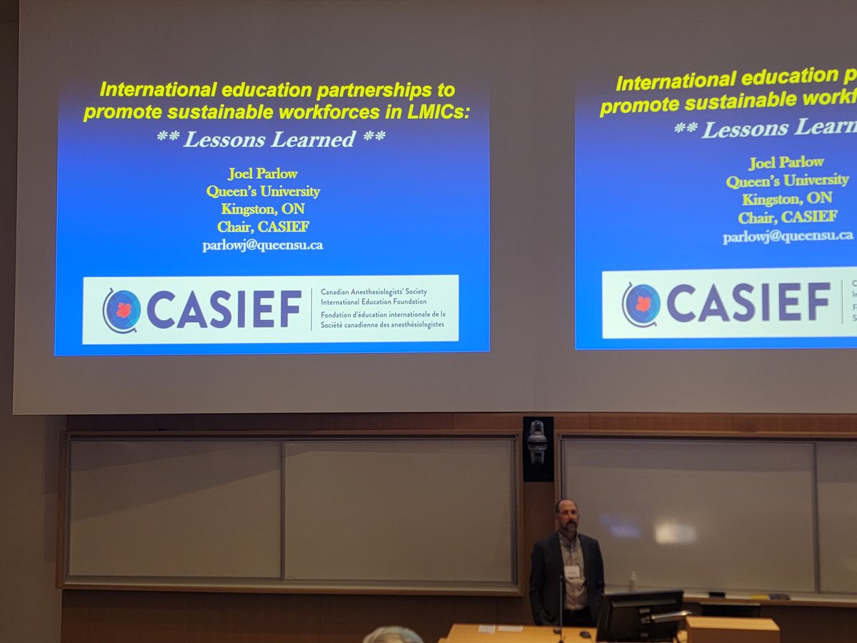 "Am I the only anesthesiologist in the room? Uh oh."

Dr. Joel Parlow <a href="/CAS_IEF/">CAS IEF</a> delivers #BRT2023 Keynote Address, stressing ❗️ of #GlobalAnesthesia partnerships.

But, as a #GlobalSurgery community, we clearly need to better engage our anesthesia colleagues as equal partners.