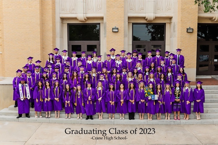CraneISD's tweet photo. Congratulations to the Crane High School Class of 2023! https://t.co/ADxQrr0hvN