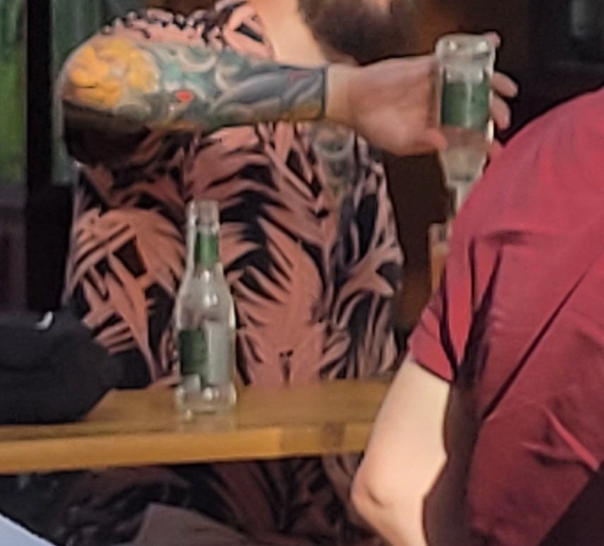 Tiggerligger's tweet image. When your summer shirt clashes with your tattoo. #summerproblems