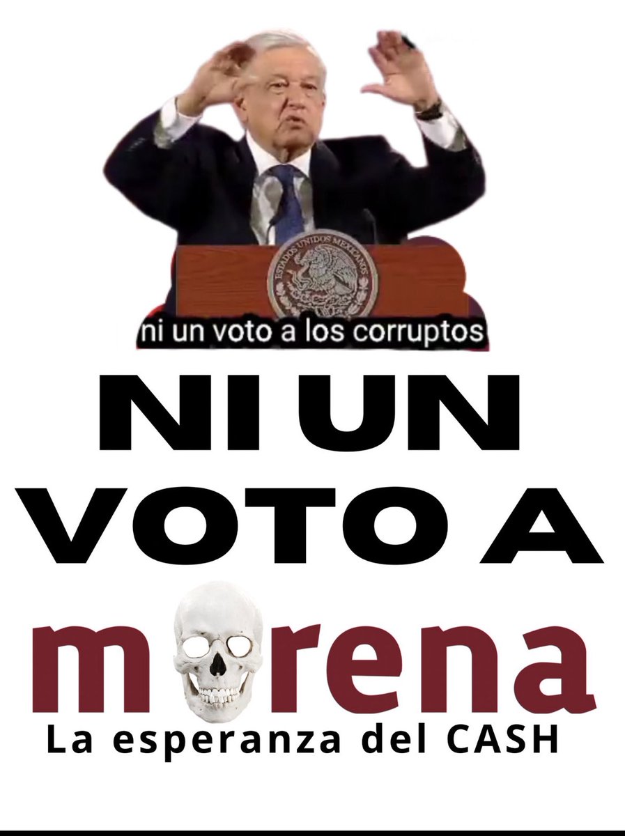 #MorenaCuevaDeDelincuentes #morenaLaDesgraciaDeMexico #AmloNarcoDictador