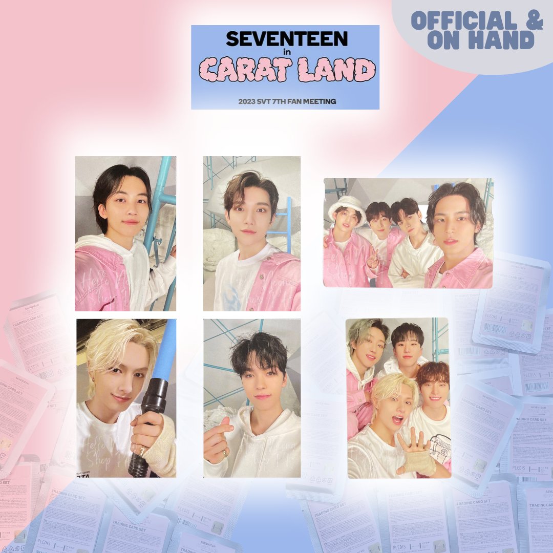 アイドル SEVENTEEN CARAT LAND PHOTO SET Hello Noona Shop PH on X: