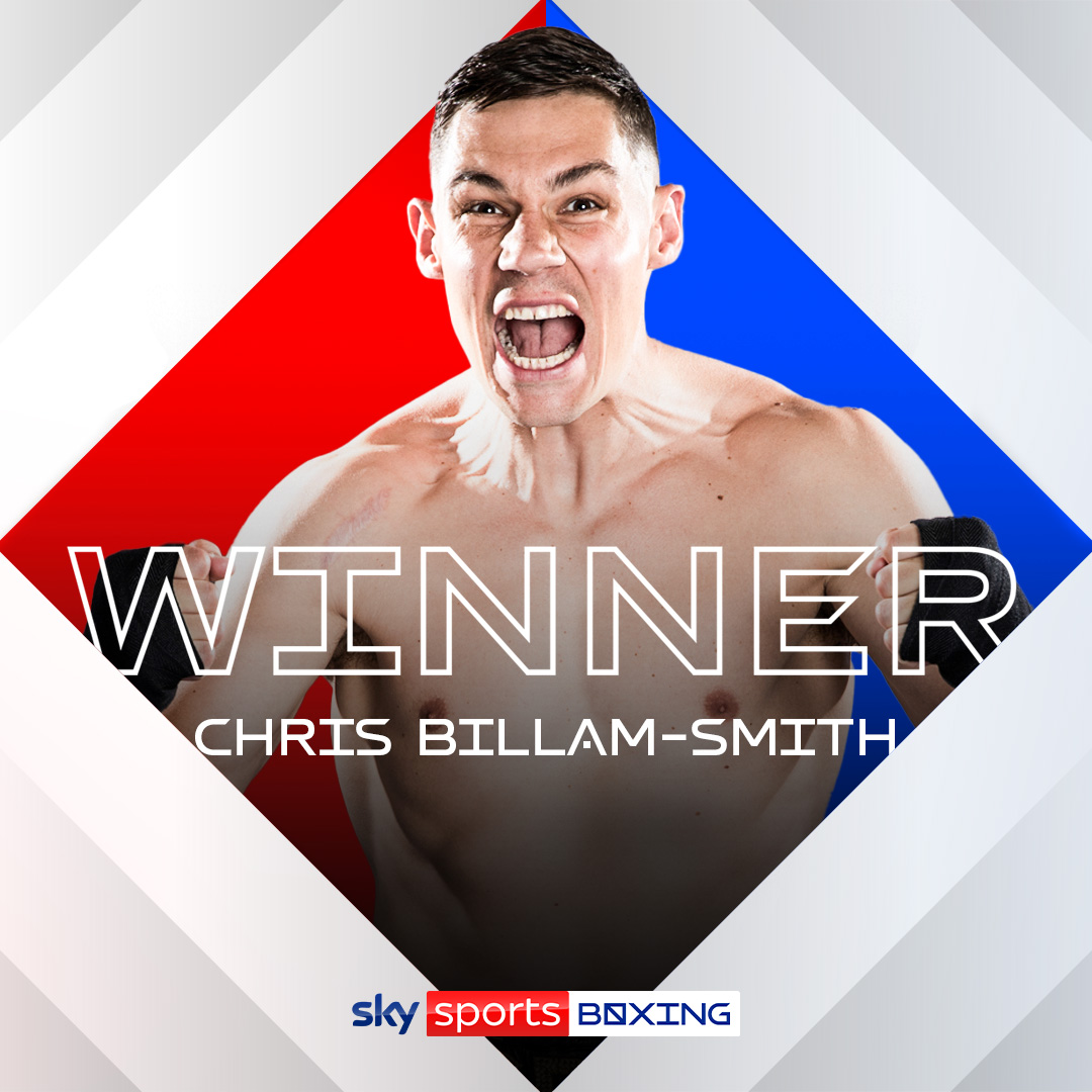 𝐀𝐍𝐃 𝐓𝐇𝐄 𝐍𝐄𝐖! 🏆

@ChrisBillam has done it! A fairytale story as he defeats Lawrence Okolie at the Vitality Stadium to become world champion. 

#OkolieBillamSmith | @Boxxer