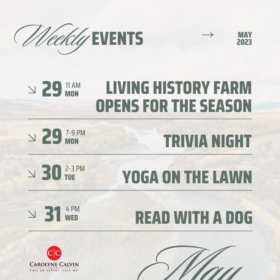 CCalvinBozeman's tweet image. Embrace the Buzz of Bozeman! Experience a City Alive with Events and Adventures!

Check out: bozemanmagazine.com/events/calenda… for the complete lineup.

#BozemanEvents #WeeklyEvents #ExploreBozeman #VisitBozeman #gallatinvalley #montana #bozeman #expertrealtor #kellerwilliamsmontanarealty