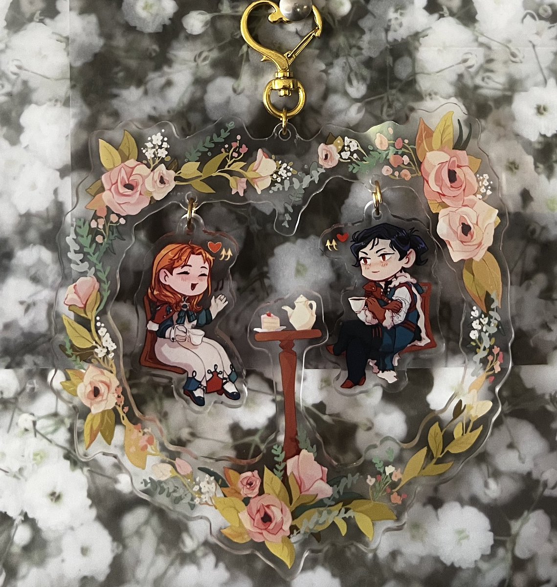 my @waveoftheocean charms came in for dimileth and felannie!!!!! omg they are so adorable and waaaay bigger in person