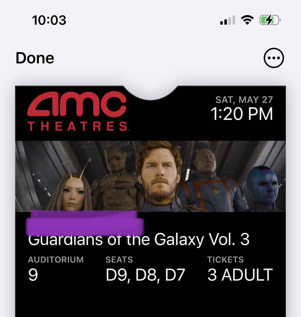 #GuardiansOfTheGalaxy #atAMC with my husband and son this afternoon to start the weekend 💪🏽
🦍 🦍 🦍❤️ 🍿 🍫 🥤 

Movies are way better on the big screen and nobody does it like #AMC We are proud $AMC #ShareHolders #WeAreNeverSelling #WeLoveTheMovies