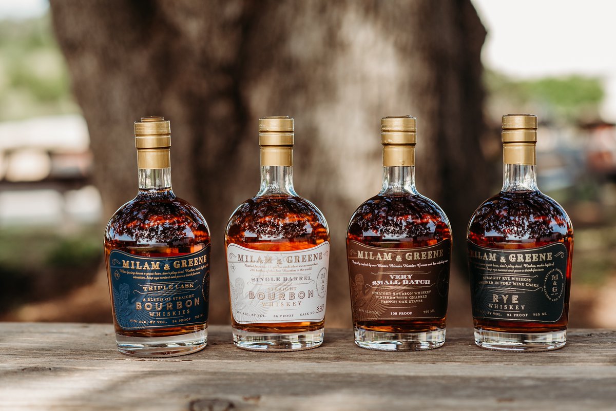 MilamandGreene's tweet photo. When others go big, we go small. We're excited to announce our newest release, Very Small Batch Bourbon! Going officially live June 1st! #milamandgreenewhiskey #verysmallbatch #bourbon https://t.co/hf5opGnSjH
