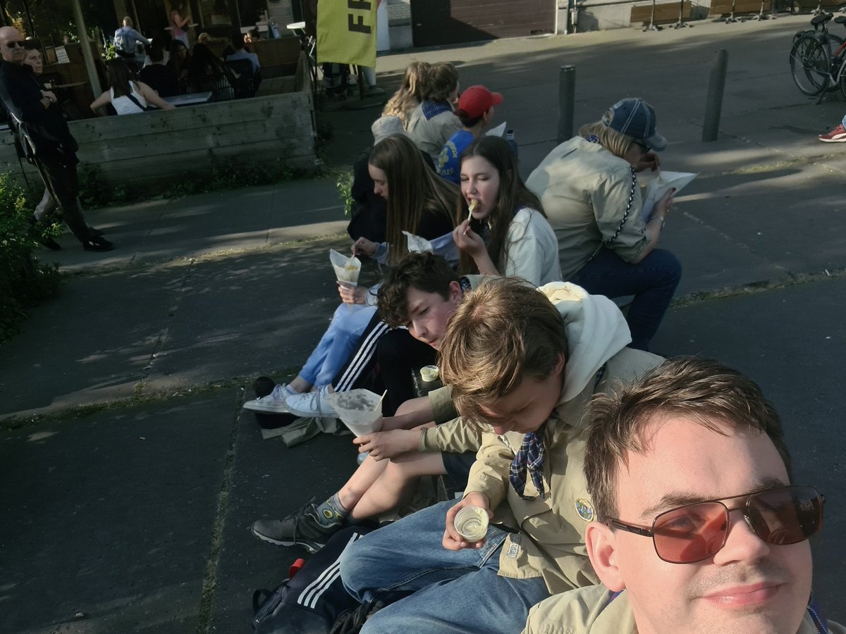 Patatje in de stad Antwerpen