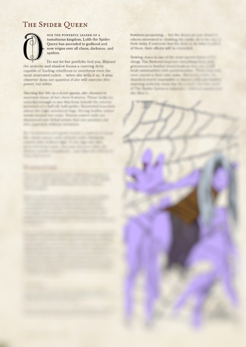 we do a lot of yelling about sexism in d&amp;d but did you know rewrite some of it?? ✒️

we turn our critiques into brand spanking new lore rewrites every month on our patre0n!!

so far we've reworked:

🧟‍♀️ 5 femme monsters
😇 7 forgotten realms goddesses