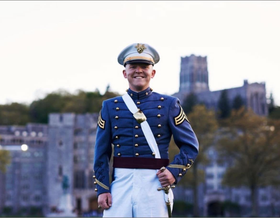 YorkDukeFB's tweet photo. So today our state champion center graduated from the United States Military Academy at West Point and became a commissioned officer in the @USArmy!  We are all so proud of you Max Kohmetscher!  #YorkDukes #ItsABigDeal https://t.co/BqOFAWnJtF