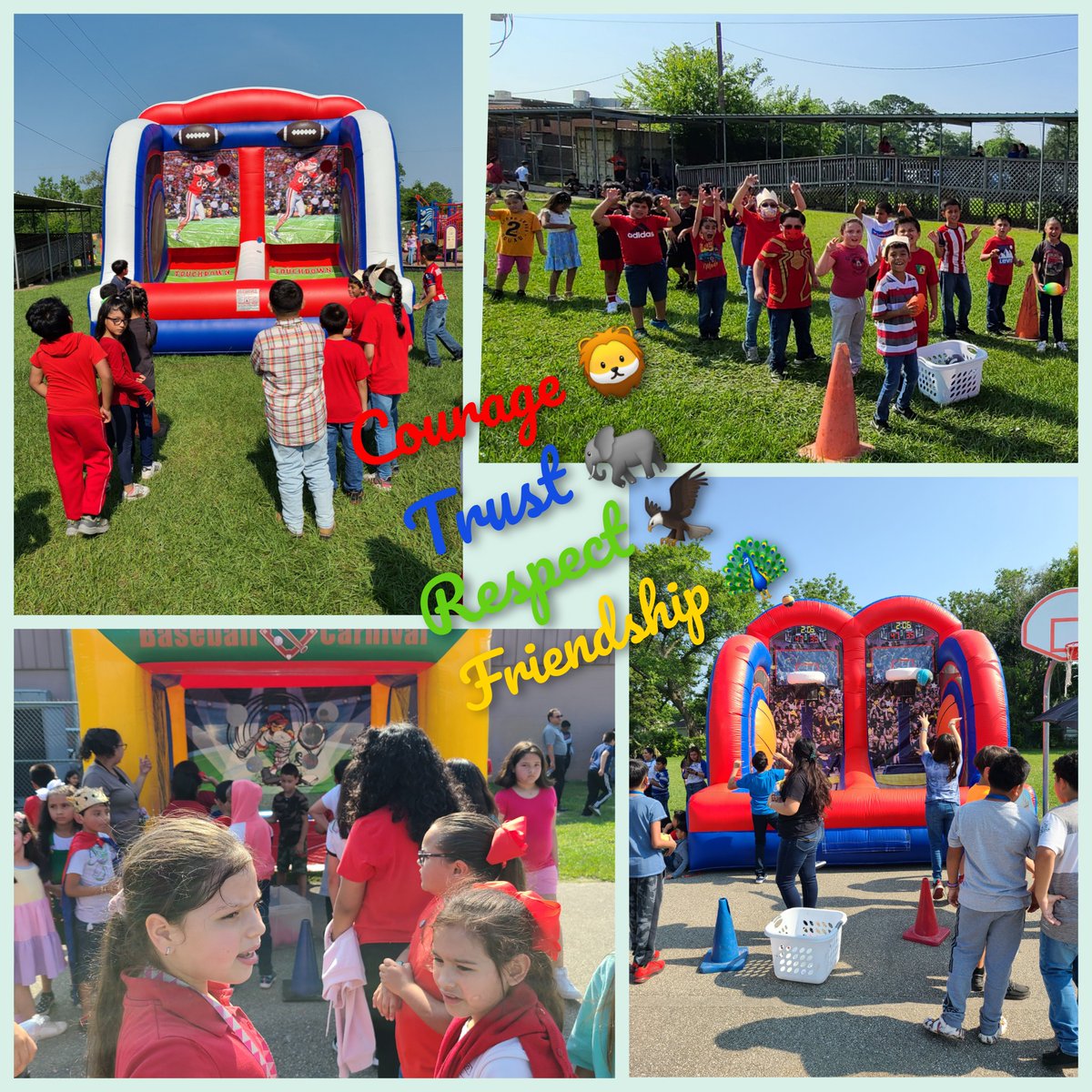 @WorshamES_AISD's end of year House Party was one for the books! From music and dancing 🎶 to many sports games like football 🏈 and baseball ⚾️ throws. We had a blast! #WorshamGlows #AldineConnected #HouseOfRespect #HouseOfFriendship #HouseOfCourage #HouseOfTrust