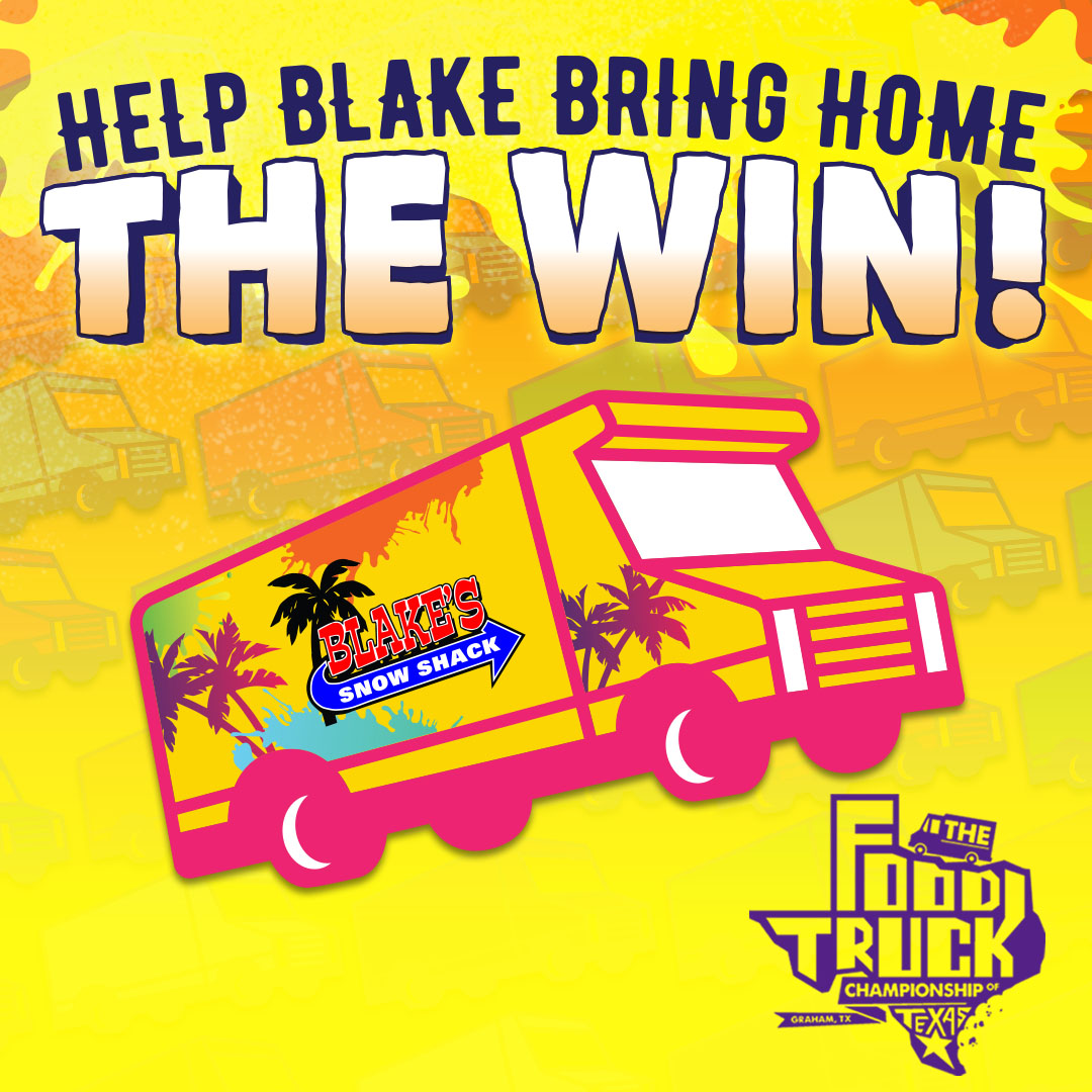 Blakessnowshack's tweet photo. Come chill with us June 3rd for the annual Food Truck Championship of Texas! Free
live music, a cool kid’s area and 50 + trucks this weekend in downtown Graham, TX. Don’t forget to like, share& comment on this post to help Blake win the Spirit Award💜 #FTCTX
#VisitGrahamTexas https://t.co/WNiIMGvwPV