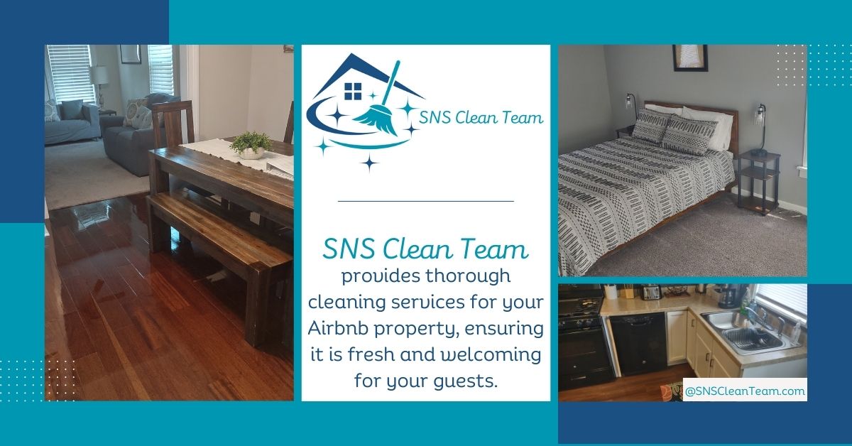 SNSCleanTeam's tweet photo. 🏠✨ The SNS Clean Team specializes in meticulous cleaning for your Airbnb property. From sparkling surfaces to fresh linens, they ensure a #welcoming experience for guests. Relax and focus on hospitality while they handle the #cleaning duties. #AirbnbCleaning #HospitalityExpe... https://t.co/Gcft3W7aoO
